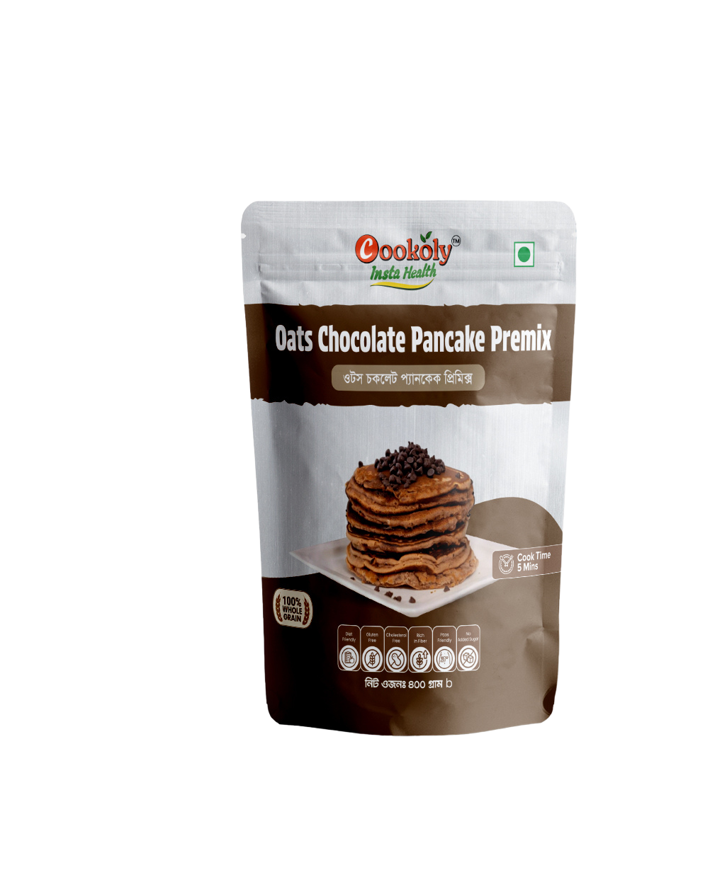 Oats chocolate pancake premix